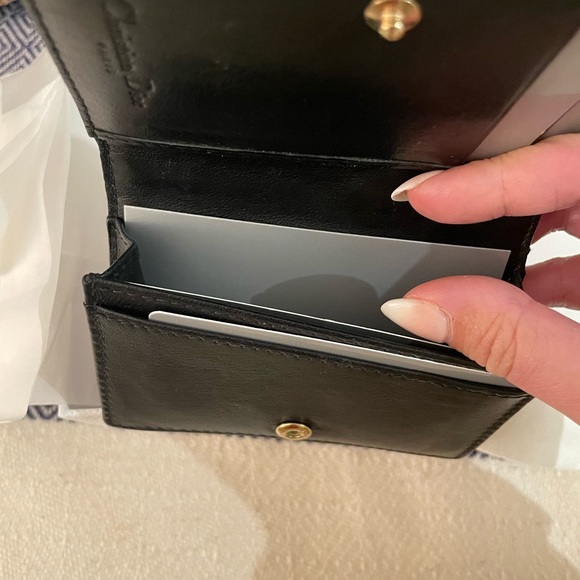 Lady Dior Flap Card Holder - Black Patent Cannage Calfskin W TAGS AND OG PACKAGE - Picture 4 of 12